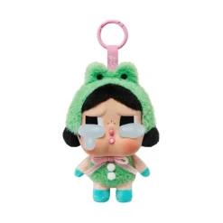 Pop Mart CryBaby Crying Again Series What A Frog Vinyl Face Plush - US