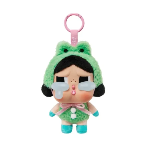 Pop Mart CryBaby Crying Again Series What A Frog Vinyl Face Plush - US