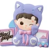 Pop Mart Hacipupu Rolling Time Machine Series Hey and See You! Fridge Magnet Silicone Clip - US