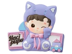 Pop Mart Hacipupu Rolling Time Machine Series Hey and See You! Fridge Magnet Silicone Clip - US