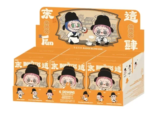 Pop Mart Labubu The Monsters Let's Have Fun Together Series Badge Sealed Case (6 Blind Box) - US