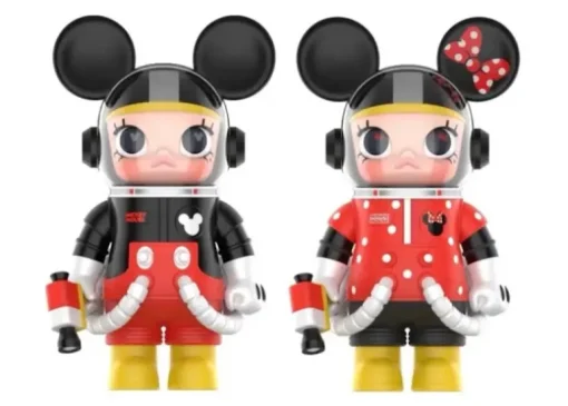 Pop Mart Mega Space Molly Disney Mickey & Minnie Set 100% - US